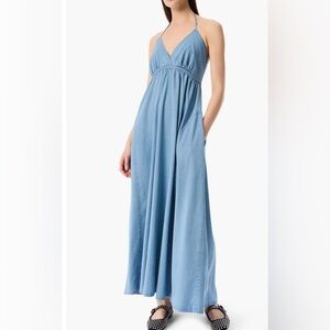 NWT Robert Rodriguez Light Blue Maxi Dress